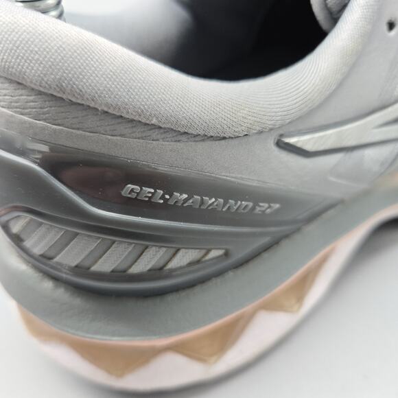Asics Gel-Kayano 27 Gray Womens US Size 7.5 EUR 39 1012A649 Running Shoes - Picture 9 of 12